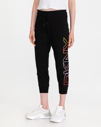 DKNY Ombre Logo Pantaloni de trening Negru