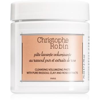 Christophe Robin Cleansing Volumizing Paste with Rose Extract șampon exfoliant pentru volum mărit 75 ml
