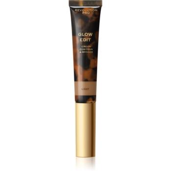 Revolution PRO Glow Edit crema bronzanta culoare Light 15 ml