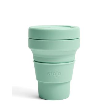 Cană pliabilă Stojo Pocket Cup Seafoam, 355 ml, verde