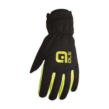 ALÉ WINTER mănuși - black/yellow fluo