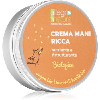 Allegro Natura Organic cremă hrănitoare pentru mâini 60 ml