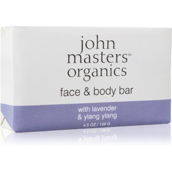John Masters Organics Lavender & Ylang Ylang sapun hidratant pentru fata si corp 128 g