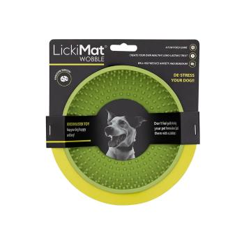 Bol pentru lins Wobble Light Green – LickiMat