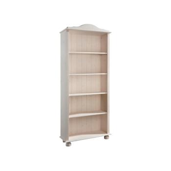 Bibliotecă albă din lemn de pin 70x181 cm Ella – Støraa