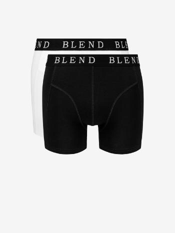 Blend Boxeri 2 buc Negru Alb