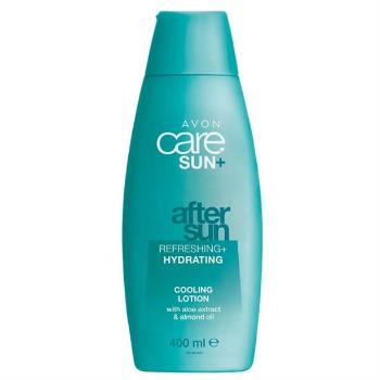 Avon Loțiune hidratantă pentru corp după bronz cu ulei de aloe și migdale Care Sun+ (Cooling Lotion) 400 ml