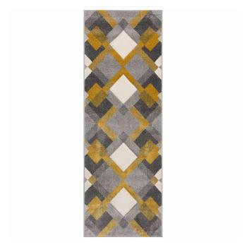 Covor tip traversă galben/gri 80x230 cm Nimbus – Flair Rugs