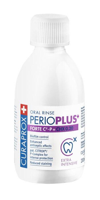 Curaprox Apă de gură PerioPlus+ Forte (Oral Rinse) 200 ml