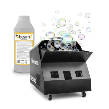 Beamz B2500 Bubble Machine, kit pentru producerea bulelor, inclusiv 1 litru de lichid