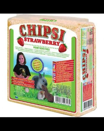 JRS Chipsi Strawberry rumegus pentru animale de companie, cu miros de capsuni 15L(1 kg)