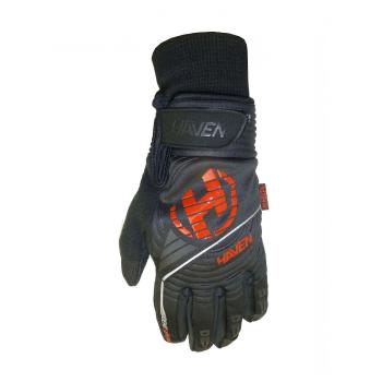 
                 HAVEN Mănuși cu degete lungi de ciclism - DEMO SEVERE - roșu/negru  
            