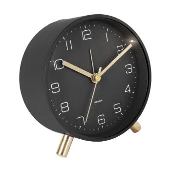 Ceas cu alarmă Karlsson Lofty, ø 11 cm, negru