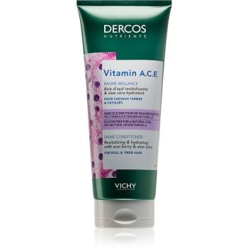 Vichy Dercos Vitamin A.C.E balsam revitalizant pentru strălucirea părului slab 200 ml