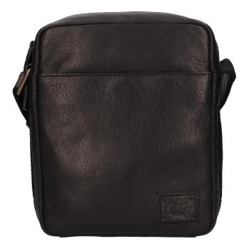 Lagen Geantă crossbody din piele pentru bărbați 290602 BLK