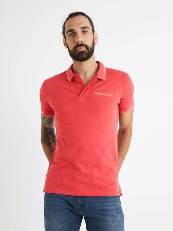 Celio Belipock Polo Tricou Roșu