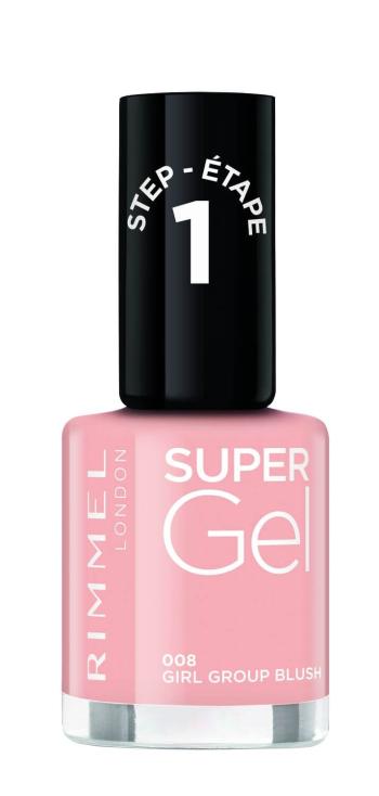 Rimmel Gel lac pentru unghii Super Gel 12 ml 035 Pop Princess Pink