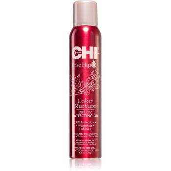 CHI Rose Hip Oil Ulei protector de păr pentru protecție solară pentru păr vopsit 157 ml