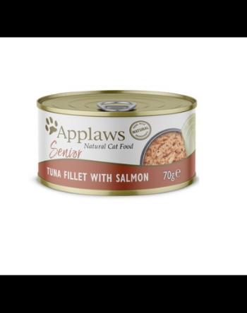 APPLAWS Cat Senior Tuna with Salmon Conserva pentru pisici senior, cu ton si somon 70g