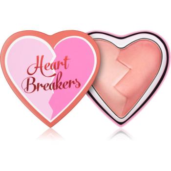 I Heart Revolution Heartbreakers blush cu efect matifiant culoare Brave 10 g