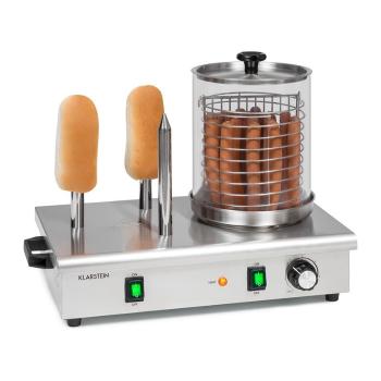 Klarstein Wurstfabrik 600, aparat pentru preparat Hot Dog, 600 W, 5 litri, 30 - 100 °C, oțel inoxidabil
