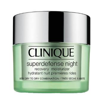 Clinique Cremă hidratantă de noapte pentru ten uscat până la mixt Superdefense (Night Recovery Moisturizer Very Dry To Dry Combination Skin) 50 ml