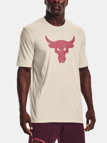 Under Armour Project Rock Brahma Bull Tricou Bej