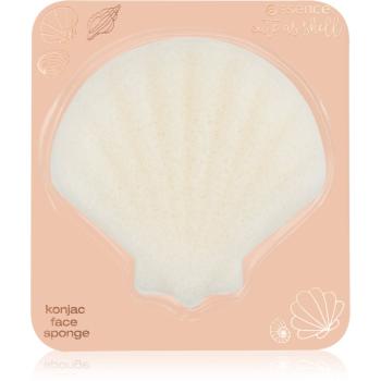 Essence Cute as shell Konjac sponge burete exfoliant blând facial 1 buc