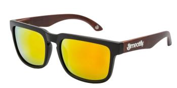 Meatfly Ochelari de soare Memphis 2 H-Black, Dark Wood