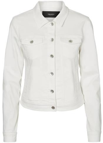 Vero Moda Geacă de femei VMHOT SOYA LS DENIM JACKET MIX NOOS Bright White S