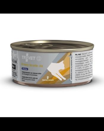 TROVET Urinary Struvite Chicken ASD pentru pisici cu pietre la rinichi 100 g cu pui