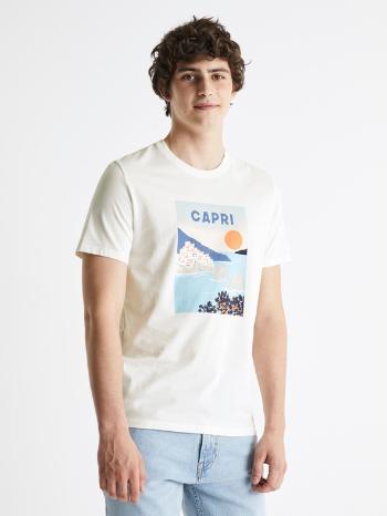 Celio Cevinty Capri Tricou Bej