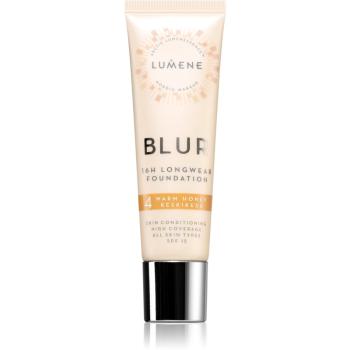 Lumene Blur 16h Longwear Foundation machiaj persistent SPF 15 culoare 4 Warm Honey