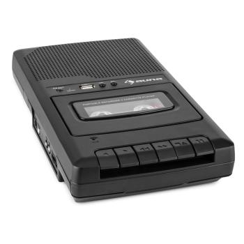 Auna RQ-132USB, magnetofon de casete, dictafon, casete, reportofon, micro USB