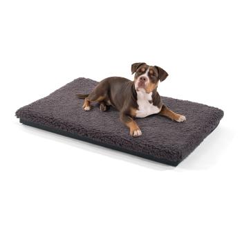 Brunolie Luna, pat pentru câine, pernă pentru câine, lavabil, ortopedic, antiderapant, spumă cu memorie, dimensiunea  M (80 x 5 x 55 cm)