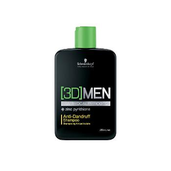 Schwarzkopf Professional Șampon împotriva mătreții pentru bărbați 3D (Anti-Dandruff Shampoo) 250 ml