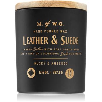 Makers of Wax Goods Leather & Suede lumânare parfumată 357,2 g