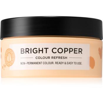 Maria Nila Colour Refresh Bright Copper mască fină de hrănire fără pigmenți permanenți de culoare rezistă la 4 - 10 spălări 7.40 100 ml