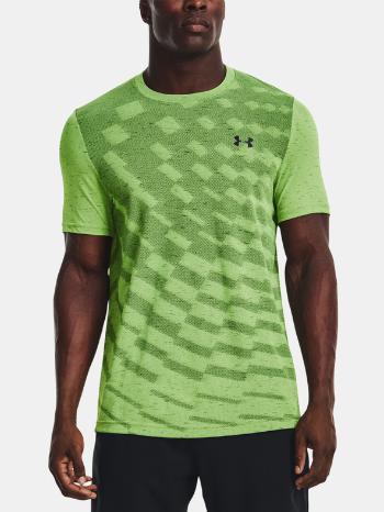 Under Armour UA Seamless Radial SS Tricou Verde