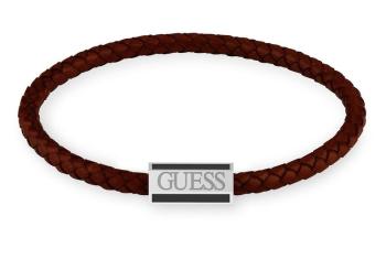 Guess Brățară roșie din piele Acapulco JUMB02142JWSTRDRS