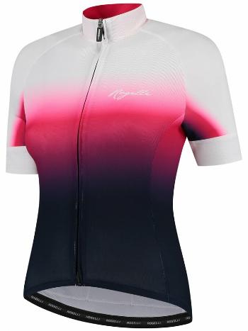 femeiesc premiu cyklodresy Rogelli VIS cu scurt maneca, albastru-roz-alb 010.091