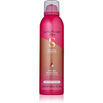 Sanctuary Spa Ruby Oud spumă pentru duș cu efect de nutritiv 200 ml