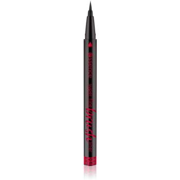 essence Super Fine Brush Liner eyeliner în fix culoare Black 0,7 g