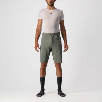 
                 CASTELLI Pantaloni scurți de ciclism fără bretele - UNLIMITED BAGGY - gri  
            