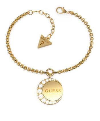 Guess Brățară placată cu aur cu cristale Moon Phases JUBB01198JWYGS-S 14 - 18 cm - S