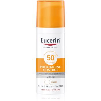 Eucerin Sun Photoaging Control cremă CC pentru bronzat SPF 50+ culoare Fair 50 ml