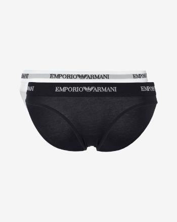 Emporio Armani Chiloți, 2 bucăți Negru Alb