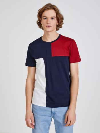 Tommy Hilfiger Colorblock Tricou Albastru