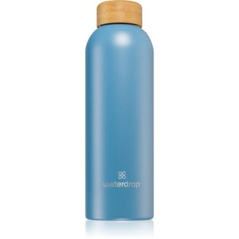 Waterdrop Thermo Steel sticlă inoxidabilă pentru apă culoare Turquoise Matt 600 ml