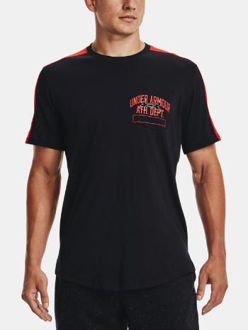 Under Armour UA Athletic Dept Pocket Tricou Negru